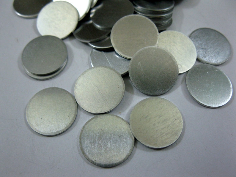 Aluminum 1/2 Inch Discs 20 Gauge Aluminum Stamping Blanks Etsy