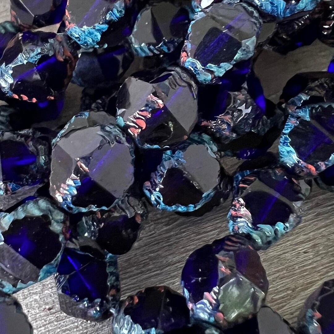 Picasso Bianco Blu Turchese Tabella Cut Finestra Di Vetro - Foto 7