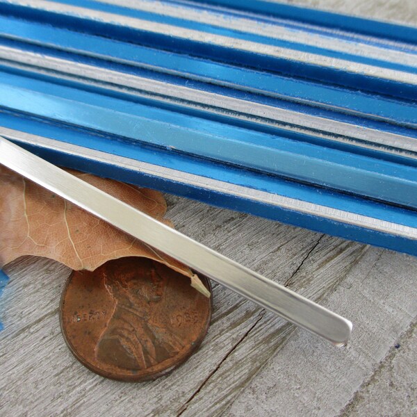 Aluminum Bracelet Blanks, 1/8"x6", Metal Cuff Bracelet, 14G Aluminum ImpressArt Stamping Blanks, Cuff Blanks, Choose 6 to 144