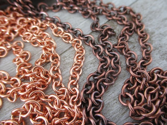 Pure copper chain best sale bulk