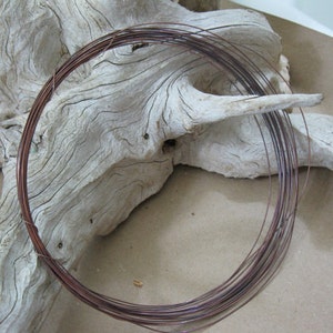 Copper Wire 0.56mm 23 AWG Dead Soft, Bare, Round Copper Wire for Wire Wrap  Jewellery Making Uncoated Wire for Oxidising, 12 METRES 