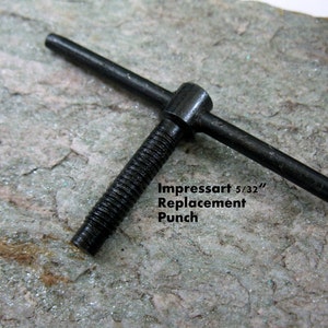 5/32" Replacement Punch for Impressart LARGE 2 Hole Punch, Ready to Ship!