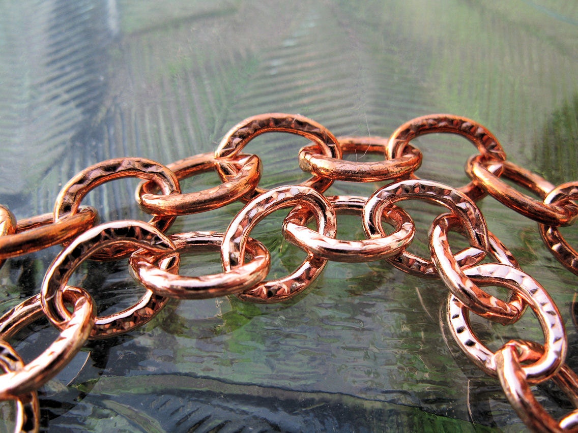 Large Link COPPER CHAIN Solid Copper Bulk Chain No Clasp 6 Etsy Australia
