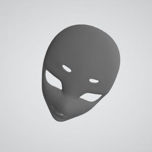 Fox Fursuit Head Base STL, 3D Printable Mask File, Kigurumi Fox Face Shell Digital Download, DIY Furry Head 3D Model, Kawaii Anime Base