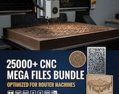 25000+ CNC MEGA files Bundles machines, STL File For 3D Cnc Router Machine, Mega Pack Cnc Stl, Cnc router files cnc files Lifetime Access