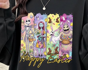 Der Alptraum vor Weihnachten Ostern PNG, Frohe Ostern Disney, Osterhase Disney Geschenk für Fan, Familie Passender Urlaub Png