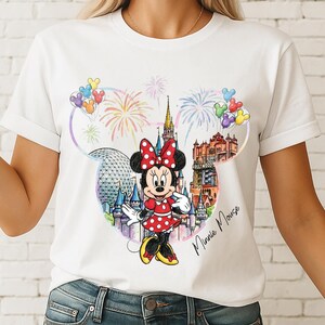 Minnie Mouse Disney-resor png, Disneyland-semester png, Disney Park-familjeresa-present till fan, Minnie Mouse png bild 2