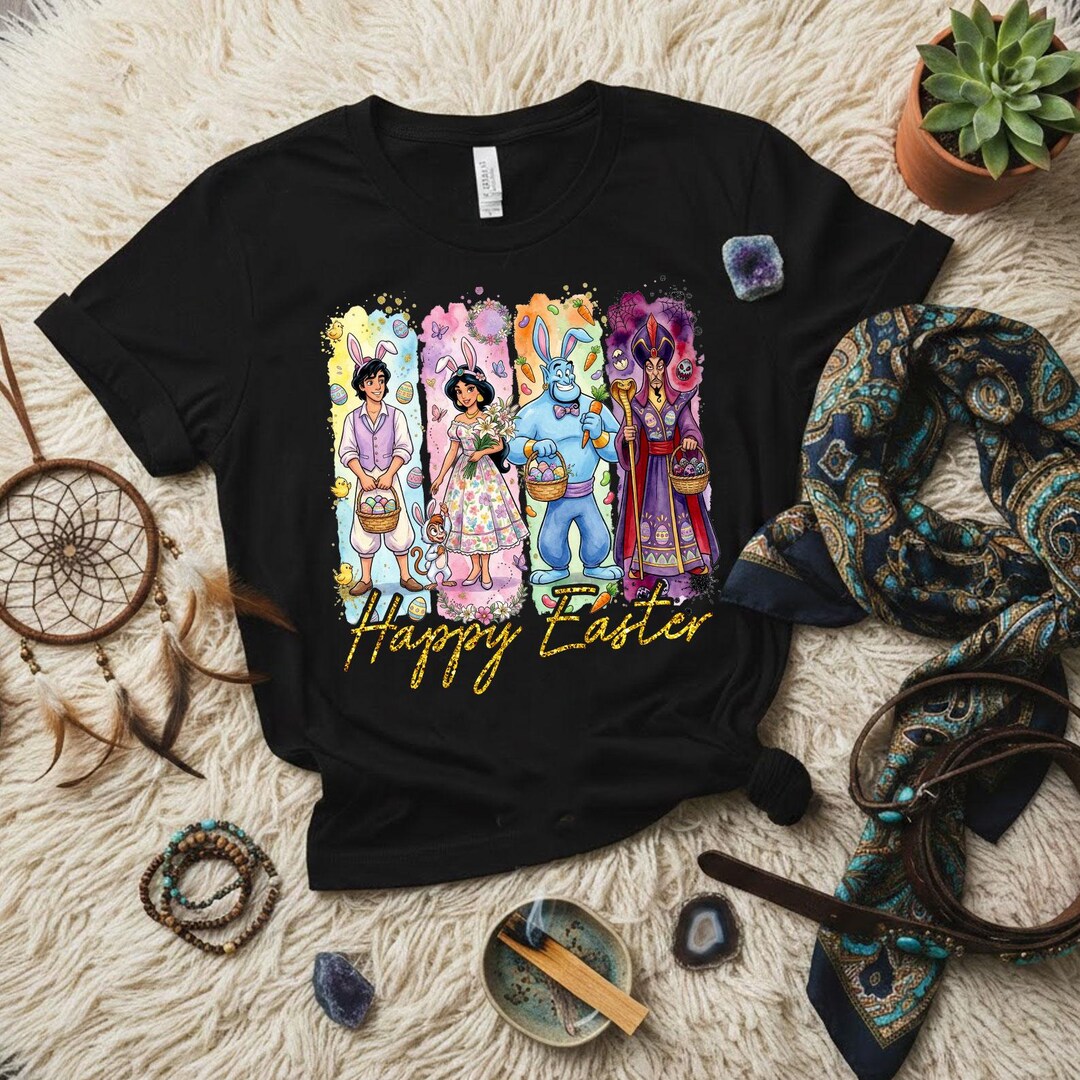 Aladdin Easter PNG, Happy Easter Disney Png, Easter Bunny Disney Gift ...