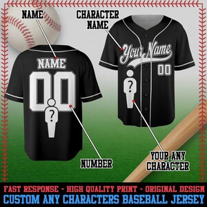 Jack Skellington Halloween Baseball Jersey – Nightmare Before Christmas Shirt, Spooky Gothic Streetwear, Pumpkin King Cosplay Gift USA afbeelding 10