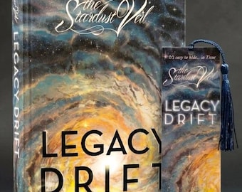 Legacy Drift Signed Hardcover + Bookmark — Supernatural Thriller — The Stardust Veil Chronicles — Celena Cavala