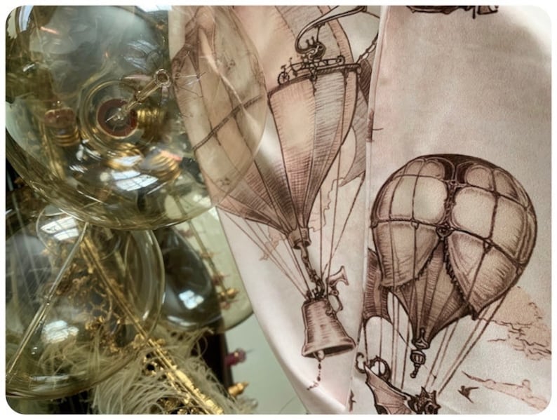 tights Fox Savant nee Carousel INK Leggings bottoms Spilled Tea Hot Air Balloons Printed Leggings Balloon Leggings