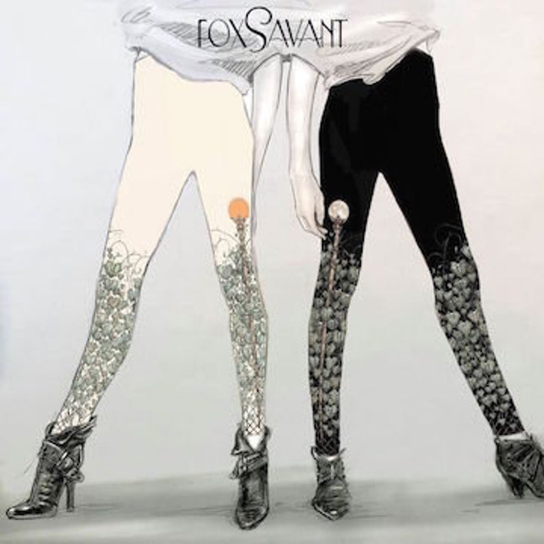 Queen of Wands Leggings , Ivy Leggings, ivy, bottoms, Fox Savant nee Carousel INK Queen Ivy of the Moon Legging image 6