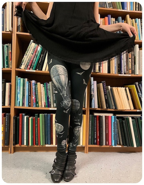 tights Fox Savant nee Carousel INK Leggings bottoms Spilled Tea Hot Air Balloons Printed Leggings Balloon Leggings