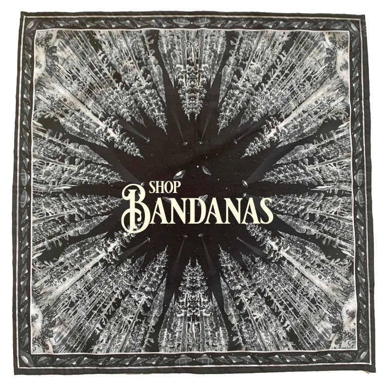 Redwood Bandana , printed scarf, oversized wrap, Art scarf, big scarf image 1