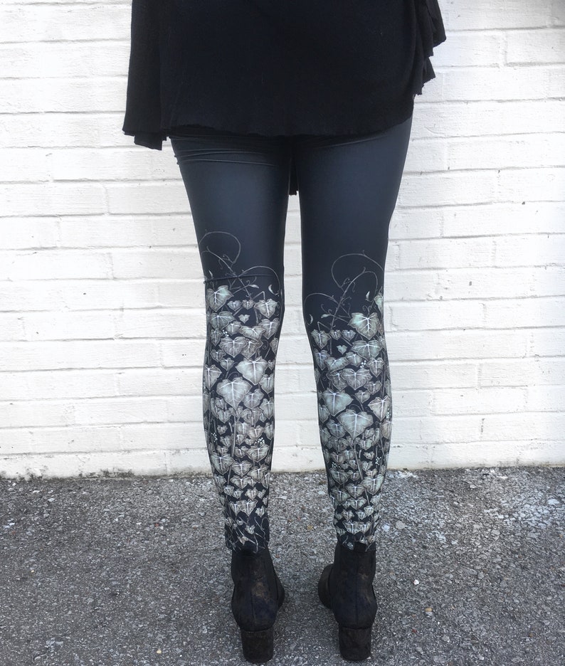 Queen of Wands Leggings , Ivy Leggings, ivy, bottoms, Fox Savant nee Carousel INK Queen Ivy of the Moon Legging image 5