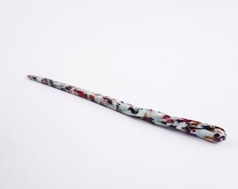 Acetate Hair Stick, Elegant Twisted Bun Maker, Korean Hair Pin