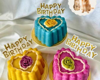Miękki, mięsisty tort urodzinowy dla zwierząt, Gotcha, Celebration - Superfood Colored (bez barwników, o długim terminie przydatności) dla kotów i psów