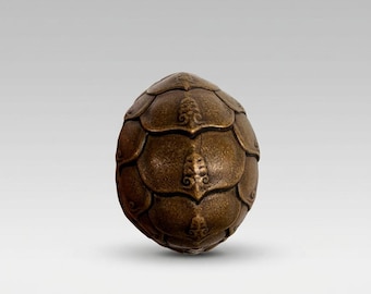 Escultura de caparazón de tortuga de estilo vintage, símbolo de riqueza, elemento decorativo H0130
