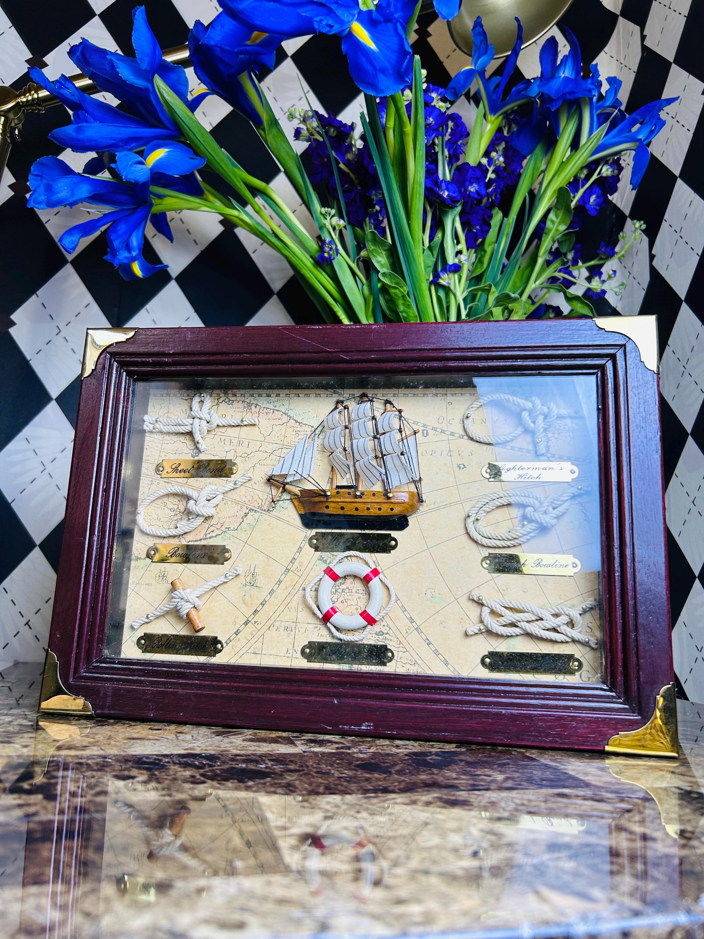Nautical Knot Shadow Box - Etsy