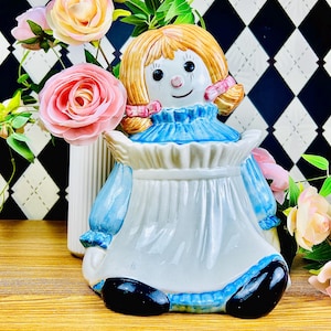 Raggedy Ann Ceramic Cookie Jars - Etsy