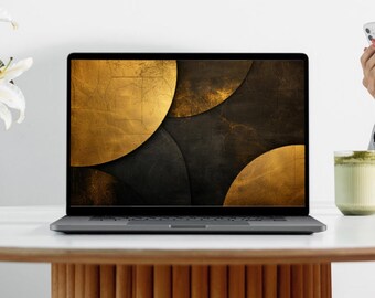 Minimal Zen Wallpaper Set – "enso"  | PC and Phone Backgrounds