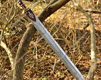 Custom Hand Forged Riptide Sword of Percy Jackson –  Anaklusmos Sword, Forged Olympians Replica, Fantasy Sword, Cosplay & Gift