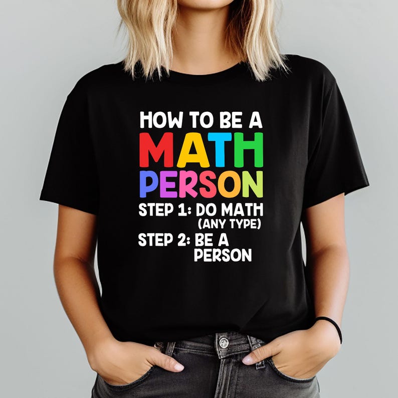 Hello Math Person Image How to Be A Math Person PNG Bundle, Funny Math Teacher Clipart, Growth ...