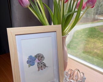 Custom Pet Watercolor Portrait | Personalized Dog or Cat Painting | Hand-Painted Pet Art