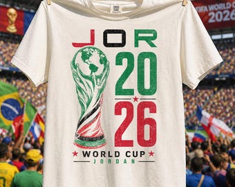 Vintage Jordan Soccer Comfort Colors Shirt, Retro 90s World Cup 2026 Sweatshirt