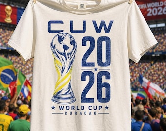 Vintage Curacao Soccer Comfort Colors Shirt, Retro 90s World Cup 2026 Sweatshirt