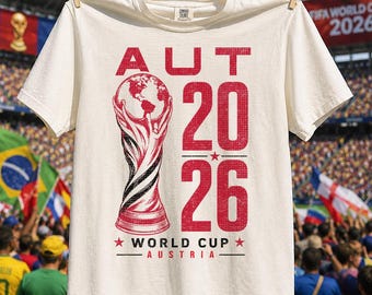 Vintage Austria Soccer Comfort Colors Shirt, Retro 90s World Cup 2026 Sweatshirt