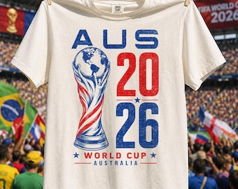 Vintage Australia Soccer Comfort Colors Shirt, Retro 90s World Cup 2026 Sweatshirt