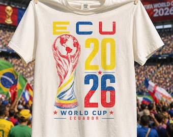 Vintage Ecuador Soccer Comfort Colors Shirt, Retro 90s World Cup 2026 Sweatshirt