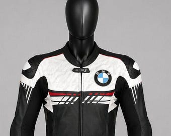 Armored Motorcycle Racing Suit | Custom One-Piece Leather Biker Gear | CE Approved Track & Cosplay