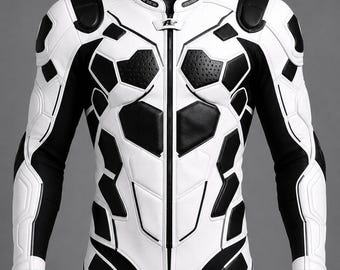 Custom One-Piece Motorcycle Racing Suit – CE Armored Leather Track & Sportbike Gear