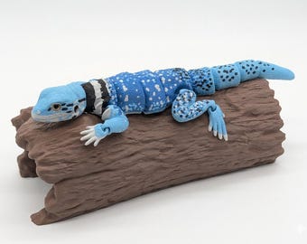 Gegliederte Halsband Dickerson Lizard - 3D Gedrucktes Fidget Spielzeug