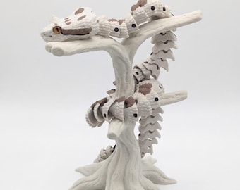 Articulated Sidewinder Rattle Snake - 3D Printed Fidget Toy