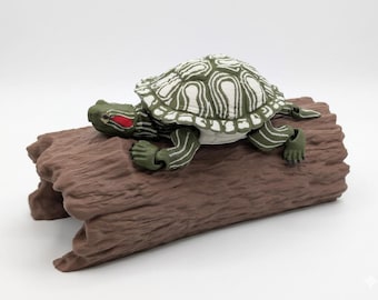 Gelenk-Rotohr-Schmuckschildkröte - 3D Gedrucktes Fidget-Spielzeug