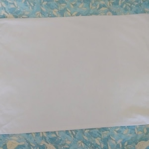 Mac&#39;s Japanese Style / Size Pillow Case in 100% Cotton Unbleached Muslin, 1 Pillow Case