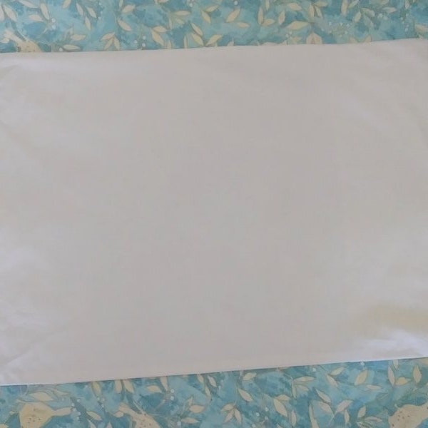 Mac's Japanese Style / Size Pillow Case in 100% Cotton Unbleached Muslin, 1 Pillow Case