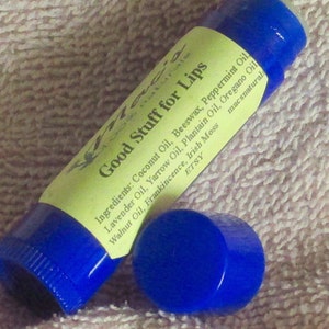 Mac's Natural Good Stuff for Lips (Mac's 100% Natural Lip Balm), Chemical Free, New and Improved!