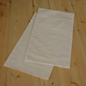 Mac&#39;s Lumbar Pillow Case in 100% Cotton Unbleached Muslin, 1 Pillow Case