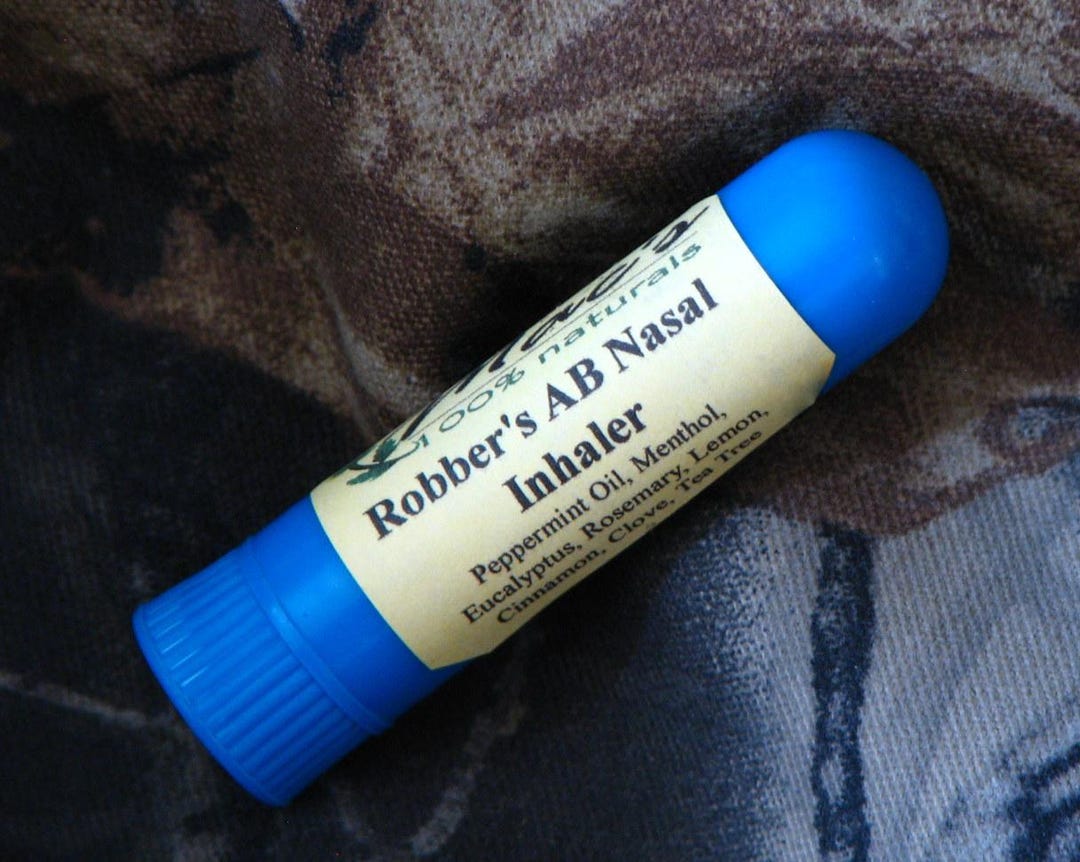 Mac's 100% Natural Robber's AB Nasal Inhaler, Chemical Free - Etsy
