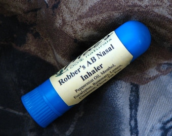 Mac's 100% Natural Robber's AB Nasal Inhaler, Chemical Free