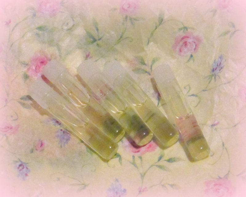 Lady Pamela's Natural Perfume Oil Samples, Mix and Match