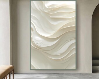 Neutral Abstract Wall Art Print, , Minimalist Japandi Wall Art, Scandinavian Printable Art, Modern Organic Texture Digital Download