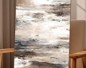 Beige Abstract Wall Art Print, Neutral Texture, Minimalist art, Modern Home Decor (Digital Download)