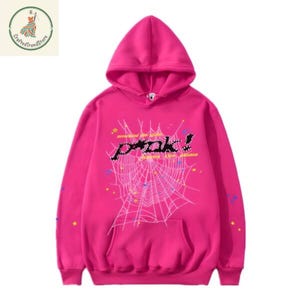 Sp5der hoodie pink - Etsy 日本