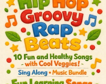 Veggie Songs for Kids – Hip Hop Rap Beats, Yoto Player Compatible (Digital Download)