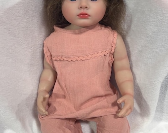 22" Silicone Vinyl, Reborn Baby Girl, Full Body, Weighted Newborn, Marshmallow Soft, Real Feel